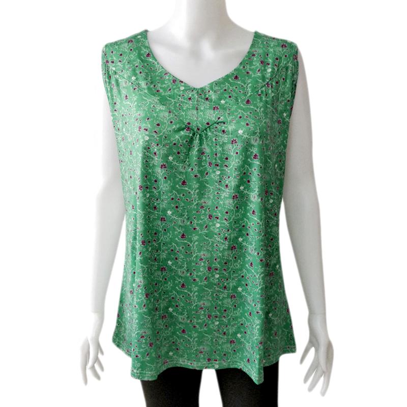 1Pc Sleeveless T-shirt Polyester Fiber Casual Floral Vest Baggy Tops Blouse Womens Plus Size L зелёный
1Pc Sleeveless T-shirt Polyester Fiber Casual Floral Vest Baggy Tops Blouse Womens Plus Size L зелёный