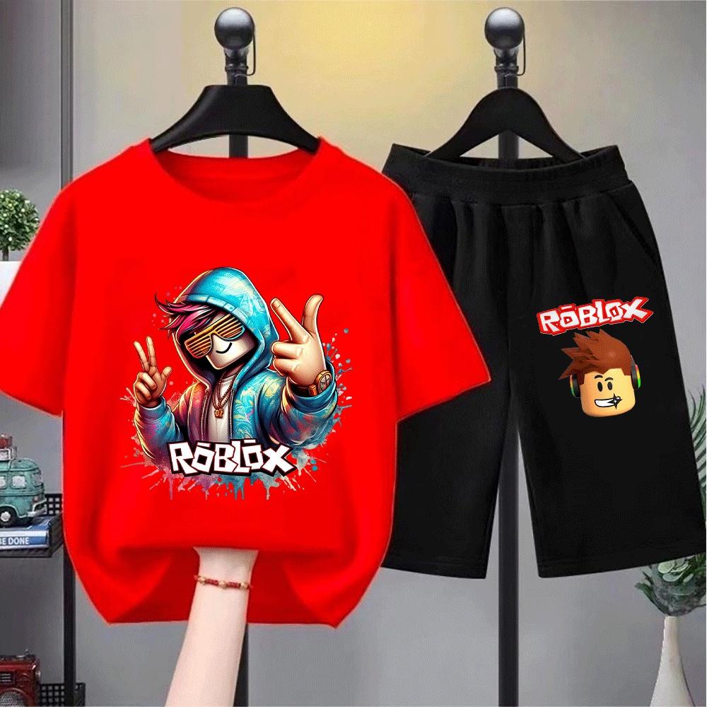 Fashionable children s T-shirt, cool design, comfortable short sleeved set 140
Fashionable children s T-shirt, cool design, comfortable short sleeved set 140