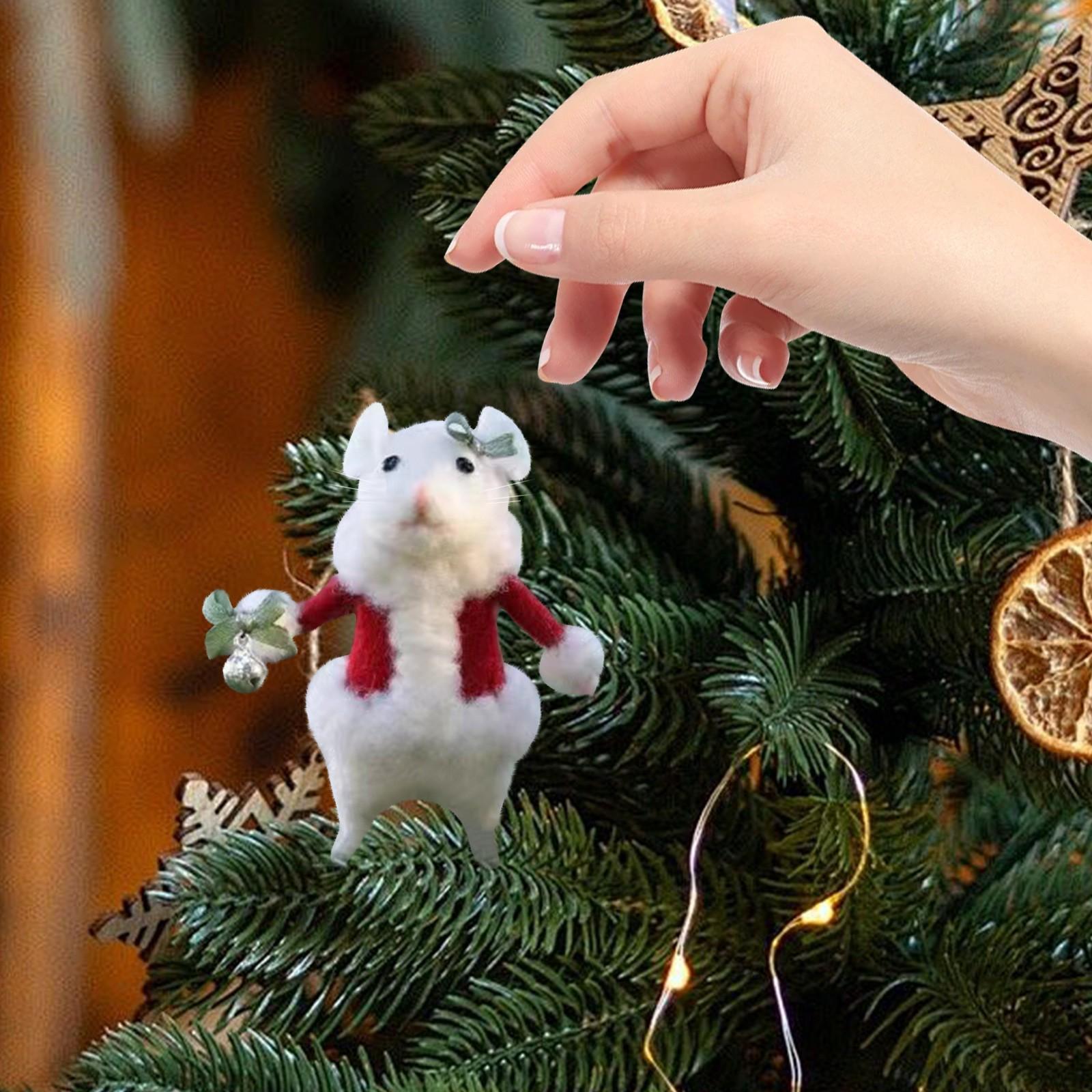 Рождественские украшения в виде мышей, зимнее рождественское шерстяное белое подвесное украшение в виде мышей, поделки из животных, милый рождественский венок в виде елки для домашнего праздника One Size
Рождественские украшения в виде мышей, зимнее рождественское шерстяное белое подвесное украшение в виде мышей, поделки из животных, милый рождественский венок в виде елки для домашнего праздника One Size