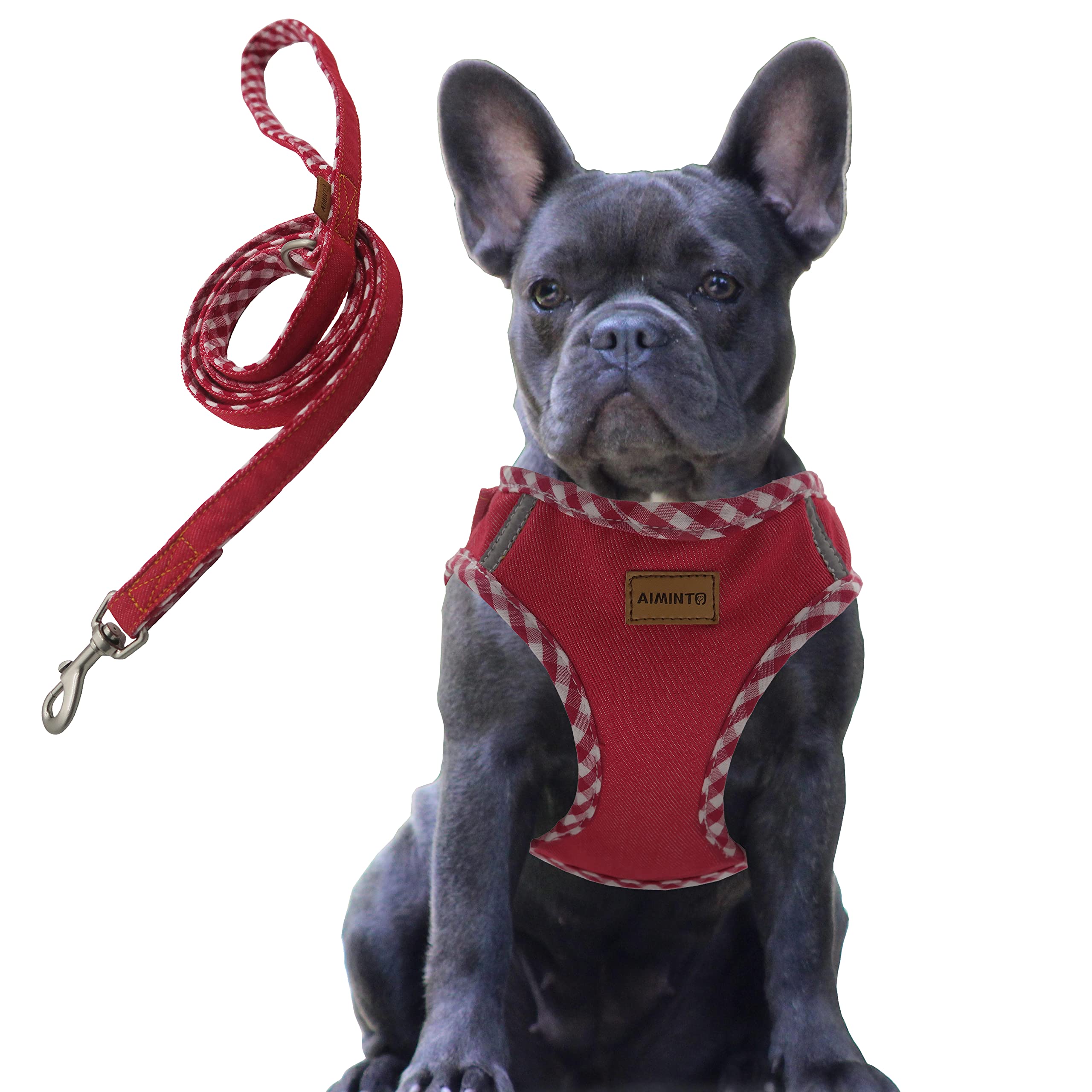 Aiminto Denim Dog Harness and Leash Breathable Mesh Reflective Chest Harness For Medium Dogs and Leash Set Size Chest Range Set, Material,
Aiminto Denim Dog Harness and Leash Breathable Mesh Reflective Chest Harness For Medium Dogs and Leash Set Size Chest Range Set, Material,