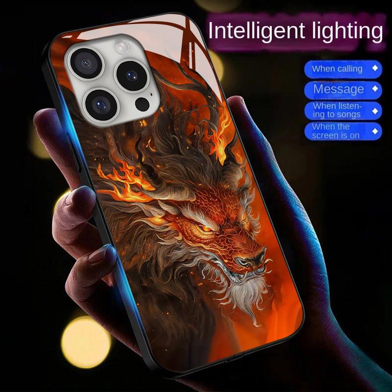For iPhone 16 Pro Case Call Flash Series Pattern Printing Tempered Glass+TPU Combo Phone Case Red Fire Dragon
For iPhone 16 Pro Case Call Flash Series Pattern Printing Tempered Glass+TPU Combo Phone Case Red Fire Dragon
