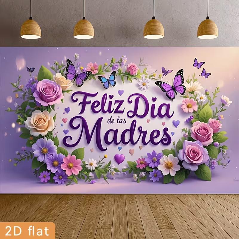 2D Mother s Day Floral Backdrop, Purple Rose and Butterfly Photo Background for Studio Photography 47.2x31.5inch/120*80cm
2D Mother s Day Floral Backdrop, Purple Rose and Butterfly Photo Background for Studio Photography 47.2x31.5inch/120*80cm