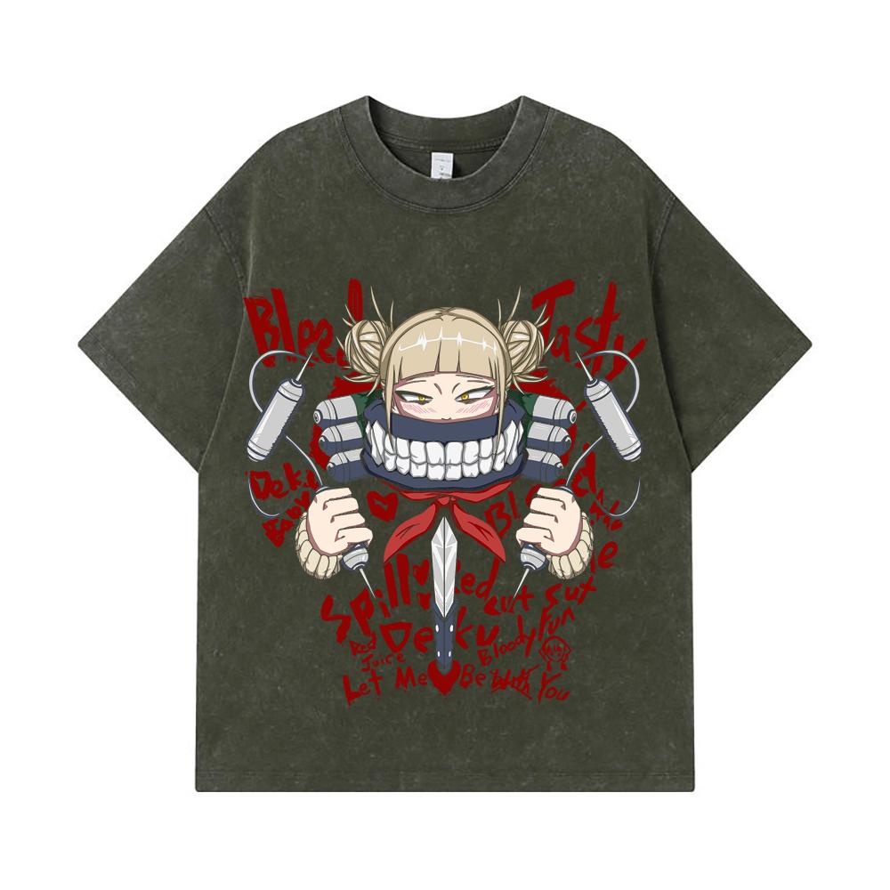 275 GSM Washed T-shirts 100% Cotton My Hero Academia V7 Himiko Bleed Print Unisex Heavy Cotton T Shirt S армия зеленый
275 GSM Washed T-shirts 100% Cotton My Hero Academia V7 Himiko Bleed Print Unisex Heavy Cotton T Shirt S армия зеленый