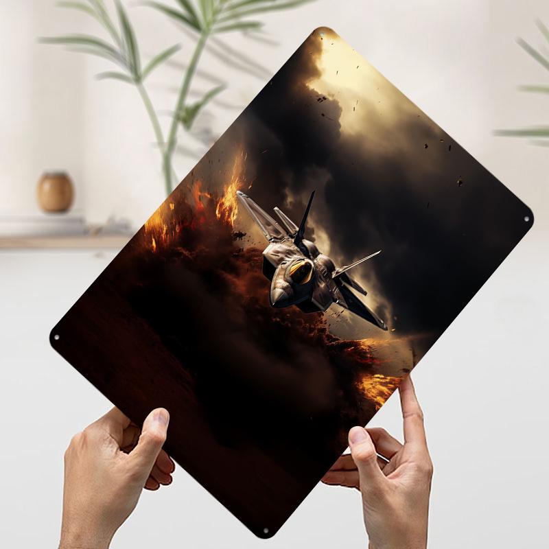 F22 Raptor V12 Tinplate Poster Customized Wall Art Vintage Retro Metal Signs for Garage Decoration Room Luxury Home Decor Items 7.9x11.8In(20x30cm)
F22 Raptor V12 Tinplate Poster Customized Wall Art Vintage Retro Metal Signs for Garage Decoration Room Luxury Home Decor Items 7.9x11.8In(20x30cm)