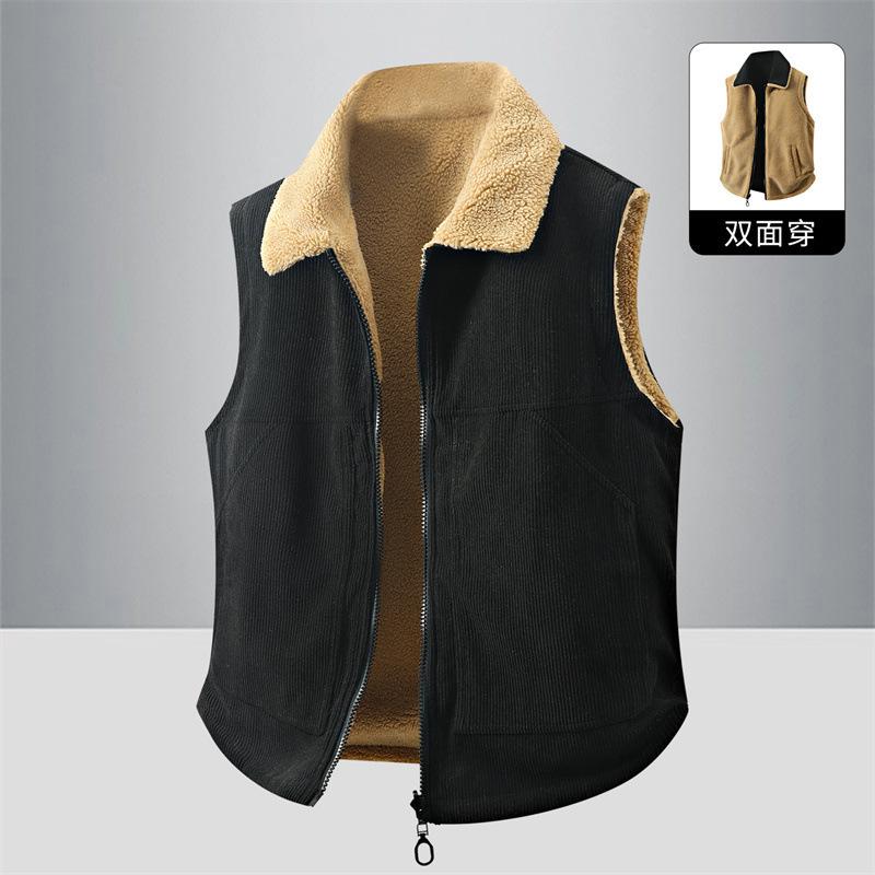 Новый жилет мужской зимний бархатный теплый двусторонний жилет куртка новый овечий мех мужской конь 4XL чёрный
Новый жилет мужской зимний бархатный теплый двусторонний жилет куртка новый овечий мех мужской конь 4XL чёрный