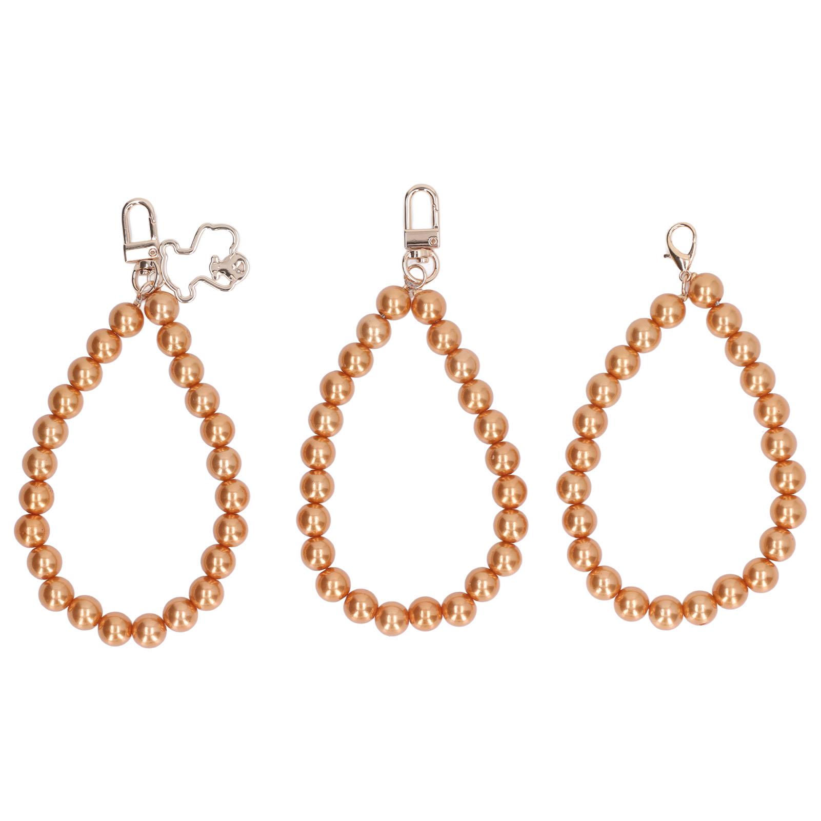 3Pcs Pearl Bracelet Polishing Process Shiny Exquisite Pearl Beads Strands for Mobile Phone Case Keychain Bag
3Pcs Pearl Bracelet Polishing Process Shiny Exquisite Pearl Beads Strands for Mobile Phone Case Keychain Bag