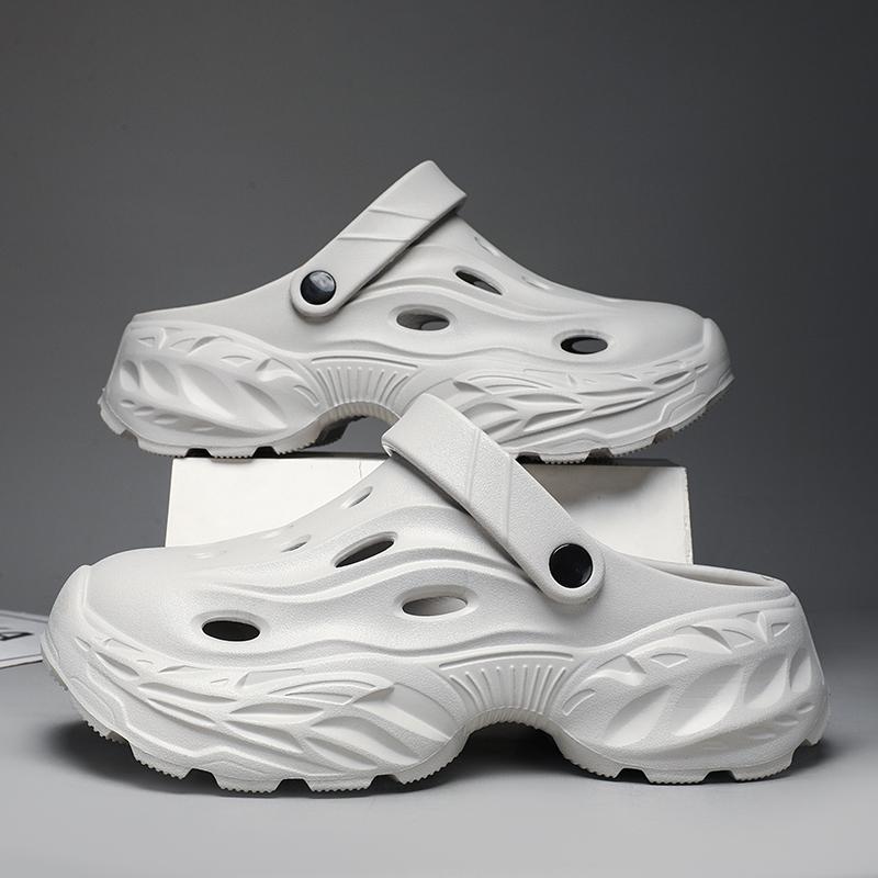 Men Women Cave Shoes Thick Bottom Non-slip Baotou Slippers EVA Beach Sandals Summer Casual Slippers Couple Cave Shoes 4445 дубильна кора
Men Women Cave Shoes Thick Bottom Non-slip Baotou Slippers EVA Beach Sandals Summer Casual Slippers Couple Cave Shoes 4445 дубильна кора