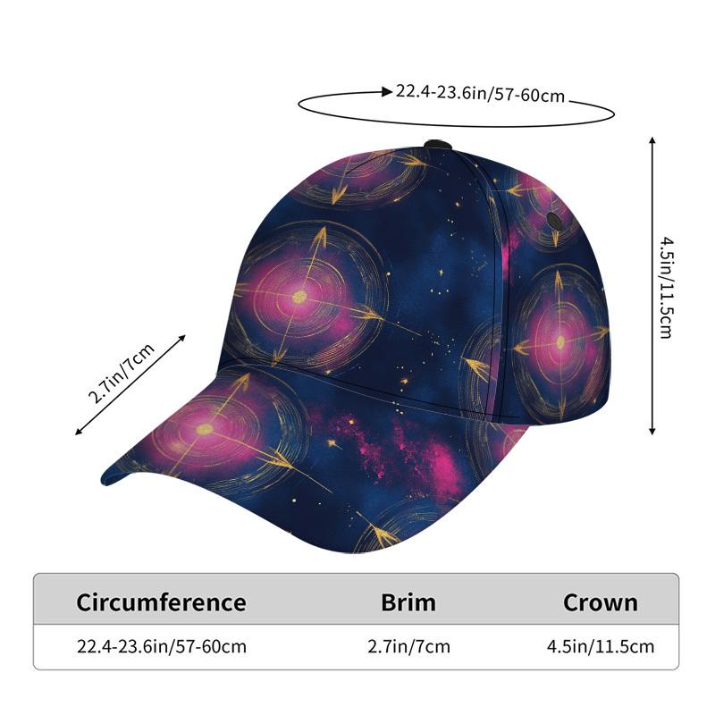 Adjustable Snapback Cosmic Circles Print Baseball Cap Suitable for Group Hangouts Christmas Planets Hat Casual Wear Parties
Adjustable Snapback Cosmic Circles Print Baseball Cap Suitable for Group Hangouts Christmas Planets Hat Casual Wear Parties
