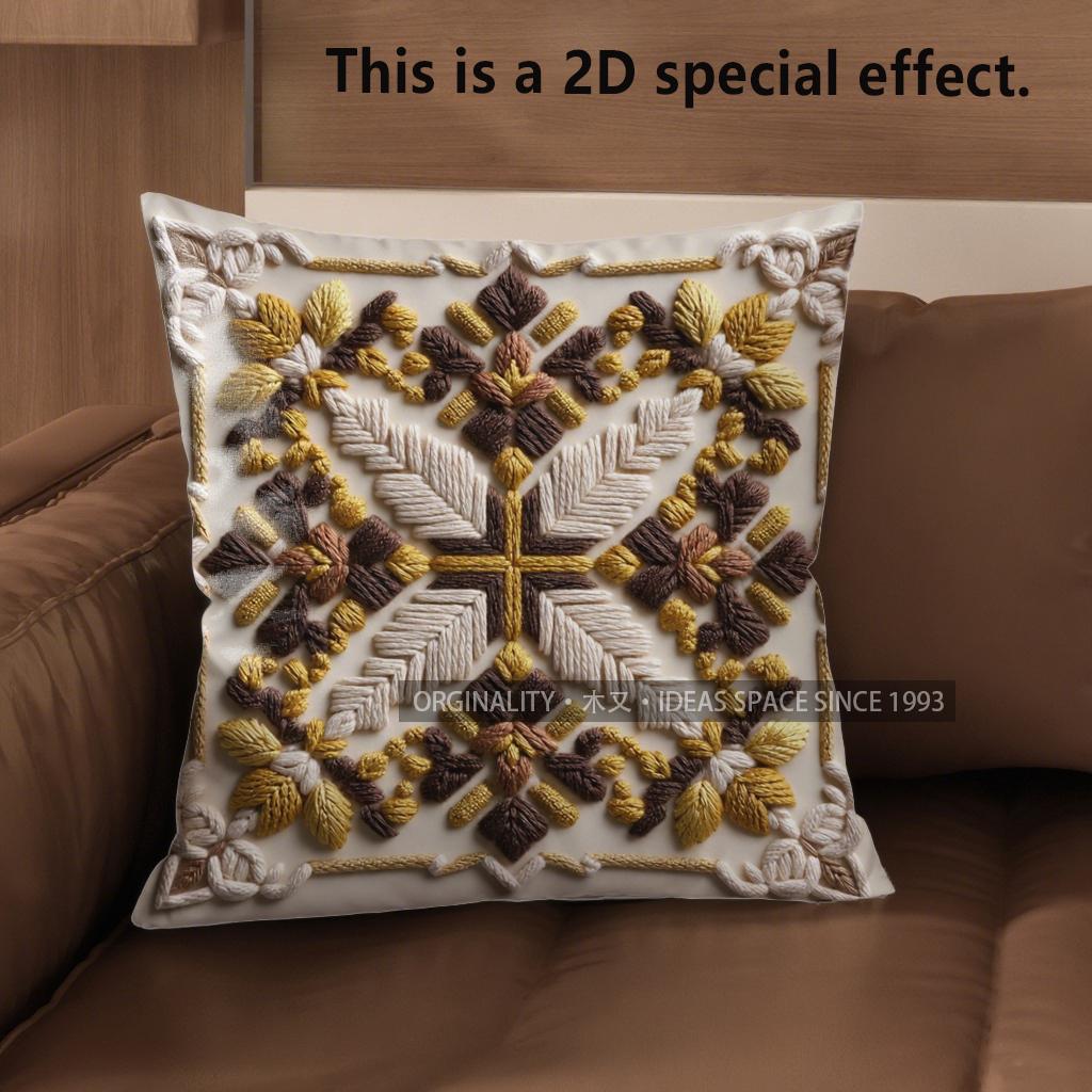 2D Intricate Floral Pattern Decorative Pillow Covers Pattern Cushion Cover Suitable For Sofa Bedroom Car Pillow Cover 40x40cm
2D Intricate Floral Pattern Decorative Pillow Covers Pattern Cushion Cover Suitable For Sofa Bedroom Car Pillow Cover 40x40cm