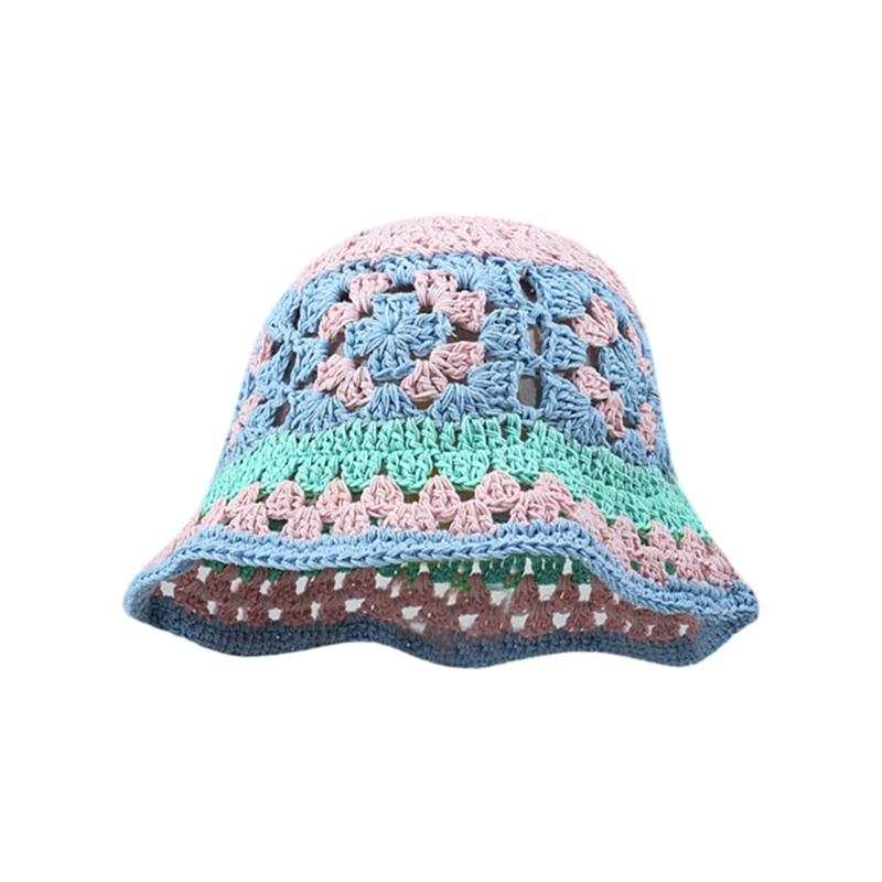 Summer Sunproof Crochet Bucket Hat Ladies Spring Commute Camping Fisherman Cap with Flower Pattern for Girlfriend 1
Summer Sunproof Crochet Bucket Hat Ladies Spring Commute Camping Fisherman Cap with Flower Pattern for Girlfriend 1