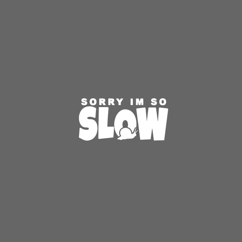 Sorry, I m too slow. Snail crawling warning original car sticker JDM rear windshield triangle window glass sticker 20X9.5CM
Sorry, I m too slow. Snail crawling warning original car sticker JDM rear windshield triangle window glass sticker 20X9.5CM