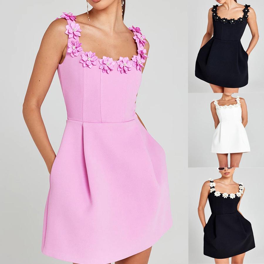 European & American Spring/Summer Sleeveless Pocket Overalls Dress - Loose Casual Women s Dress Large
European & American Spring/Summer Sleeveless Pocket Overalls Dress - Loose Casual Women s Dress Large