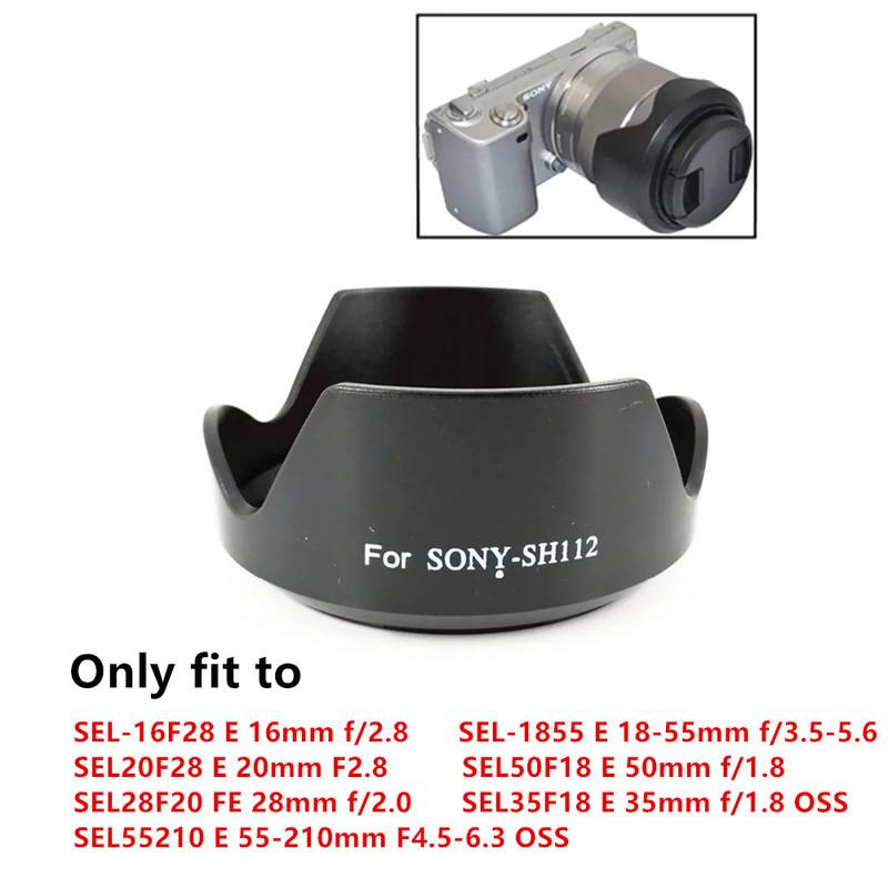 SH112 Lens Hood Replace ALC-SH112 for Sony E SEL-1855 18-55 mm f/3.5-5.6 , SEL-16F28 16 mm f/2.8 , FE 28mm F2 , E 35mm F1.8
SH112 Lens Hood Replace ALC-SH112 for Sony E SEL-1855 18-55 mm f/3.5-5.6 , SEL-16F28 16 mm f/2.8 , FE 28mm F2 , E 35mm F1.8