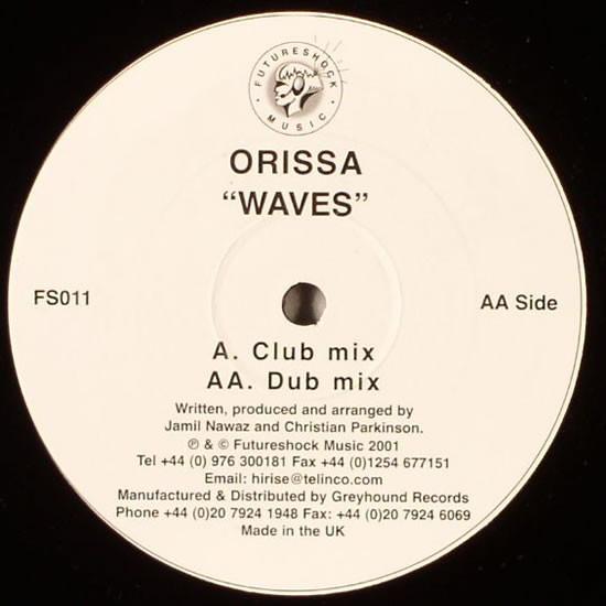 12inch Record ORISSA - Waves FS011 Futureshock Mus 2001 UK Dance & Electronica Used
12inch Record ORISSA - Waves FS011 Futureshock Mus 2001 UK Dance & Electronica Used