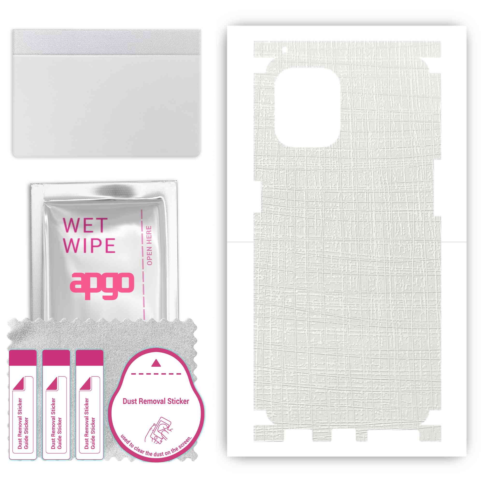 apgo Protective Skin Sticker for the back+sides compatible with Oppo Find X3 Pro, Full Wrap Film, Foil, Vinyl - Pattern White Fabric
apgo Protective Skin Sticker for the back+sides compatible with Oppo Find X3 Pro, Full Wrap Film, Foil, Vinyl - Pattern White Fabric