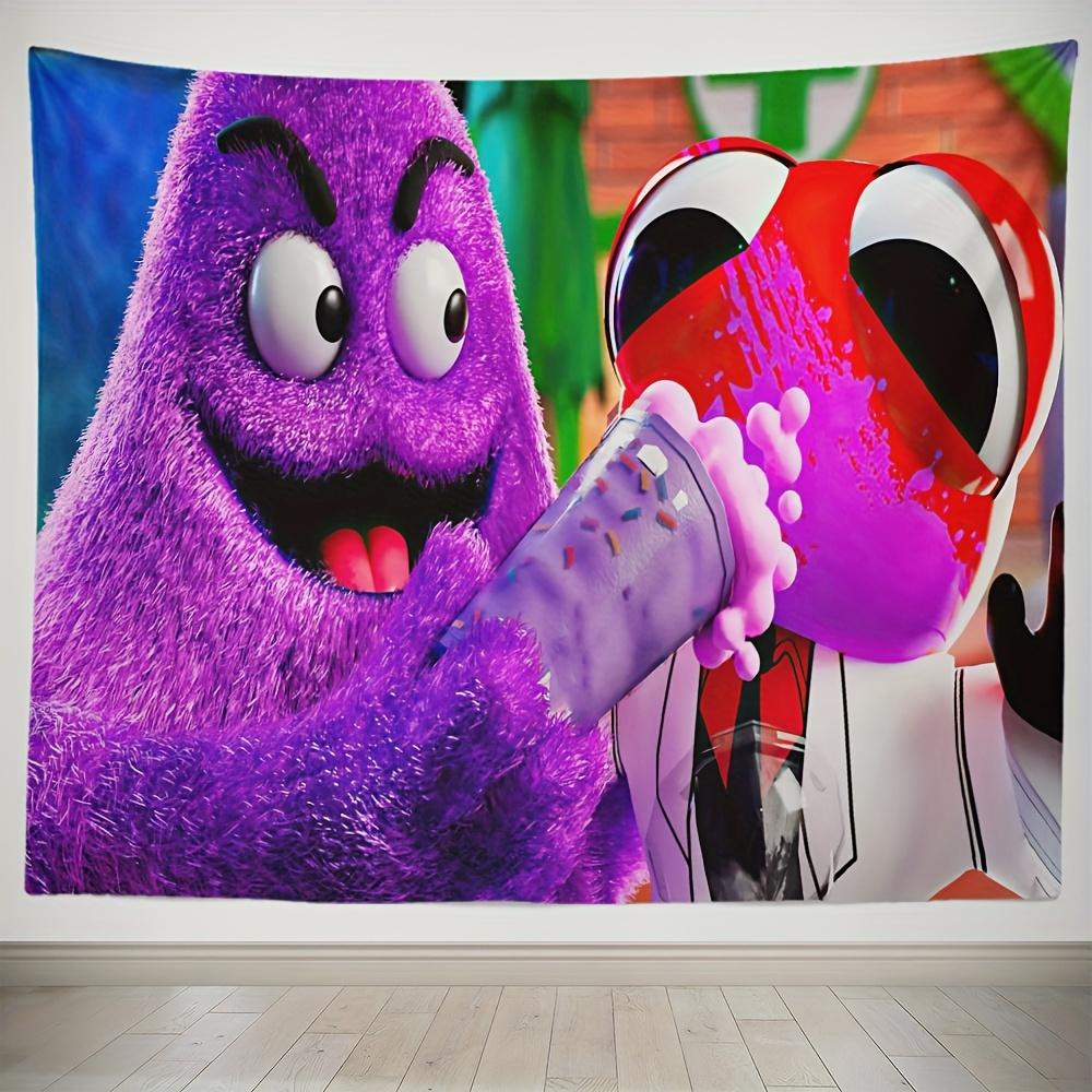Interesting purple plush doll Digital printing polyester wall tapestry suitable for use living rooms bedrooms offices bars party 74x94cm(29x37in)
Interesting purple plush doll Digital printing polyester wall tapestry suitable for use living rooms bedrooms offices bars party 74x94cm(29x37in)