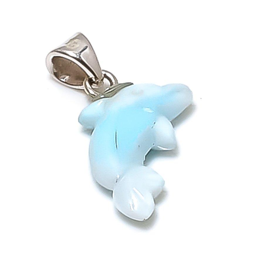 Natural Larimar Gemstone Handmade 925 Sterling Silver Jewelry Pendant 0.71 A7F18
Natural Larimar Gemstone Handmade 925 Sterling Silver Jewelry Pendant 0.71 A7F18