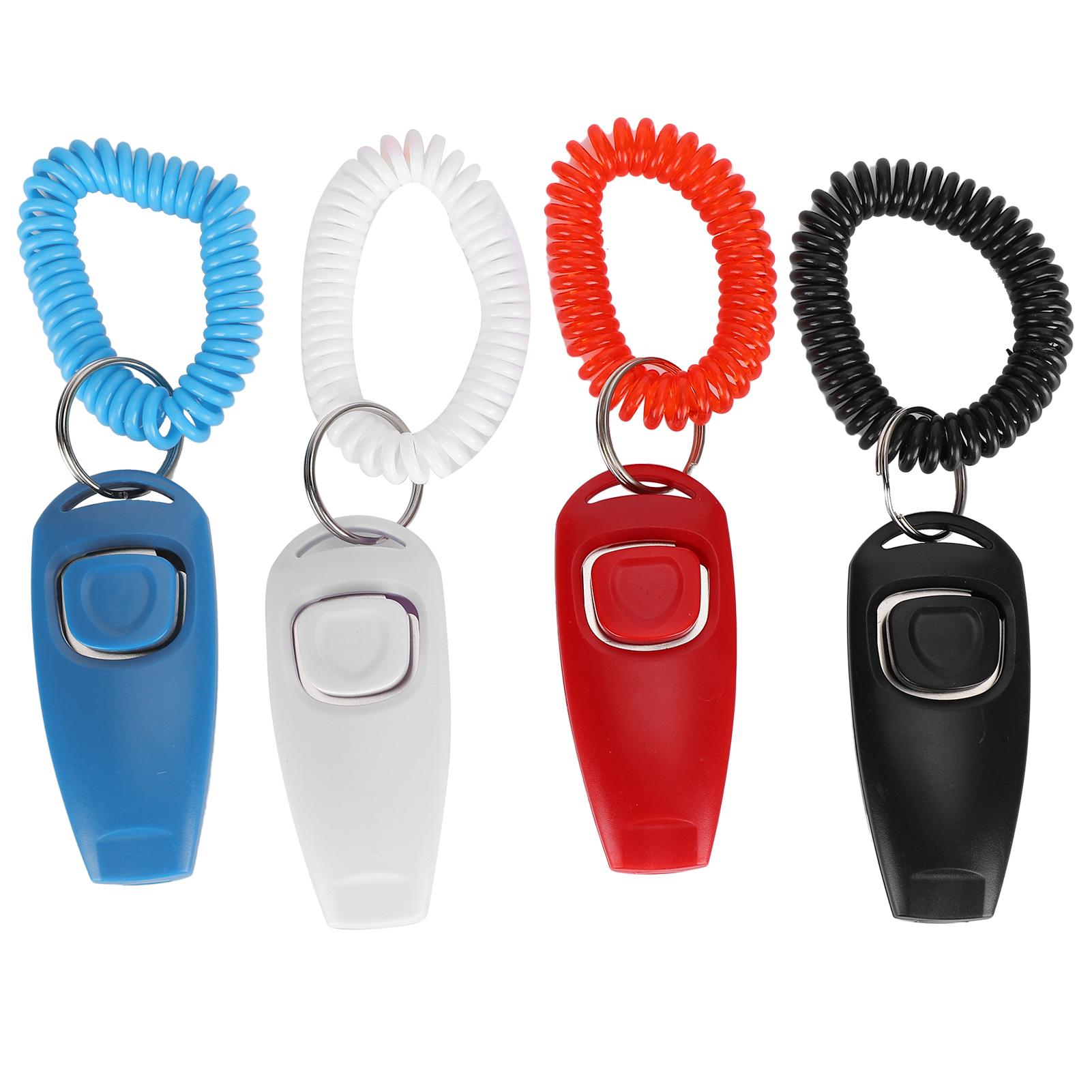 4pcs 2 in 1 Pet Training Clicker and Recall Whistle Train Behaviour Supplies for Dogs
4pcs 2 in 1 Pet Training Clicker and Recall Whistle Train Behaviour Supplies for Dogs