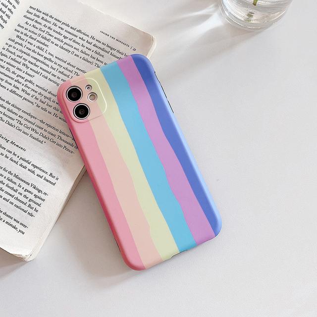 Rainbow Phone Case For iPhone 12 13 14 Pro 12 Mini 11 11 Pro Max XR XS Max 7 8 Plus X SE 2020 Gradient Color Silicone Back Cover iPhone 7 8 SE
Rainbow Phone Case For iPhone 12 13 14 Pro 12 Mini 11 11 Pro Max XR XS Max 7 8 Plus X SE 2020 Gradient Color Silicone Back Cover iPhone 7 8 SE