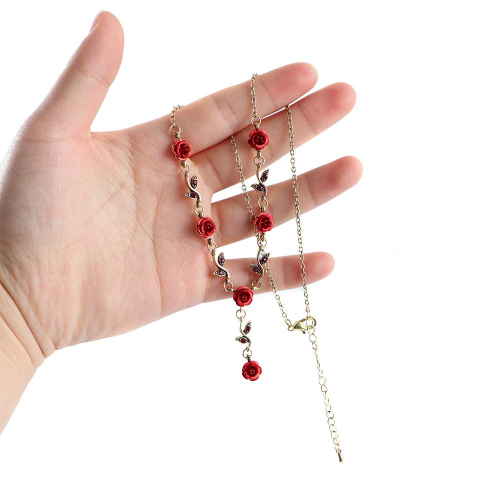 Simple Vintage New Year Gift Zinc Zinc Alloy Flower Korean Style Necklace Choker Women Necklace Rose Bracelet
Simple Vintage New Year Gift Zinc Zinc Alloy Flower Korean Style Necklace Choker Women Necklace Rose Bracelet