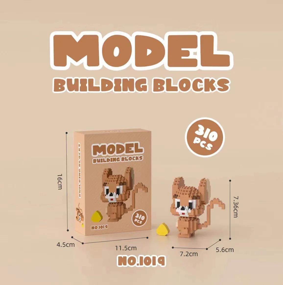 Funny Tom And Jerry Micro Building Blocks Cheese Cat and Mouse Assembly 3D Model Anime Mini Brick Figure Toy For Christmas Gift No Box
Funny Tom And Jerry Micro Building Blocks Cheese Cat and Mouse Assembly 3D Model Anime Mini Brick Figure Toy For Christmas Gift No Box