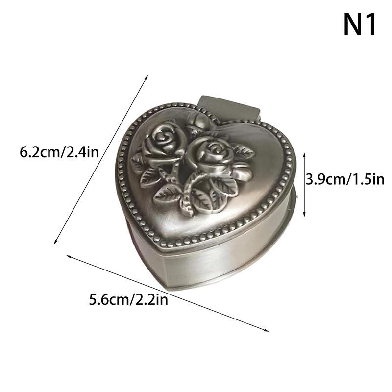 Small Size Retro Metal Jewelry Box Vintage Flower Carved Home Decor Trinket Case Ring Bracelet Pendant Storage Beads Organizer
Small Size Retro Metal Jewelry Box Vintage Flower Carved Home Decor Trinket Case Ring Bracelet Pendant Storage Beads Organizer