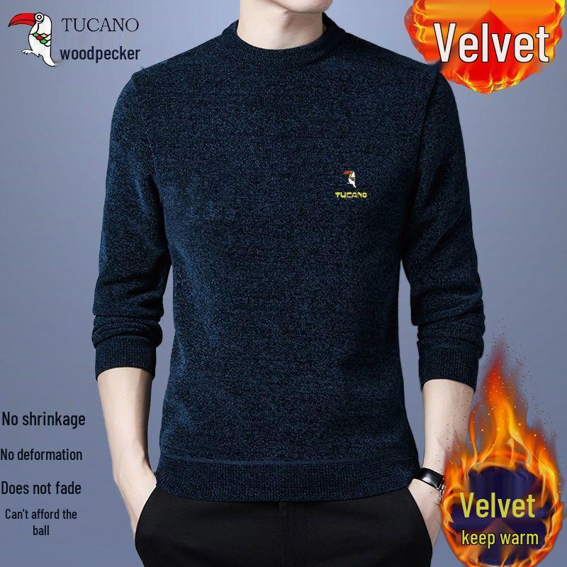 Woodpecker Plus Men s Winter Chenille Velvet Sweater - Warm, Thickened Base Layer for Middle-Aged Men 180/96A 75-82.5kg
Woodpecker Plus Men s Winter Chenille Velvet Sweater - Warm, Thickened Base Layer for Middle-Aged Men 180/96A 75-82.5kg