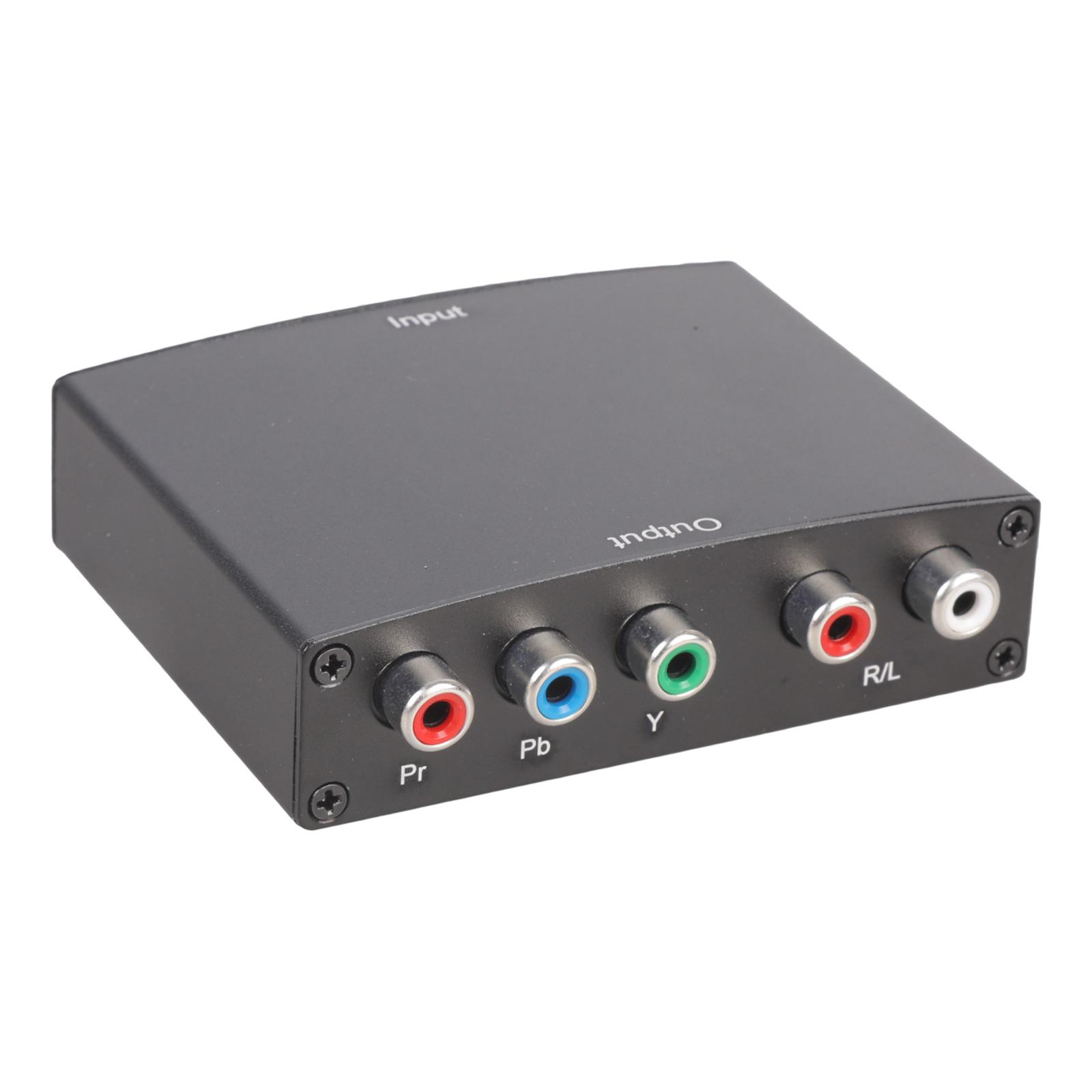 HDTV to YPbPr Signal Converter For Home Theater Support 480P 576P 720P 1080i Output Resolution Matching For Projector 1
HDTV to YPbPr Signal Converter For Home Theater Support 480P 576P 720P 1080i Output Resolution Matching For Projector 1