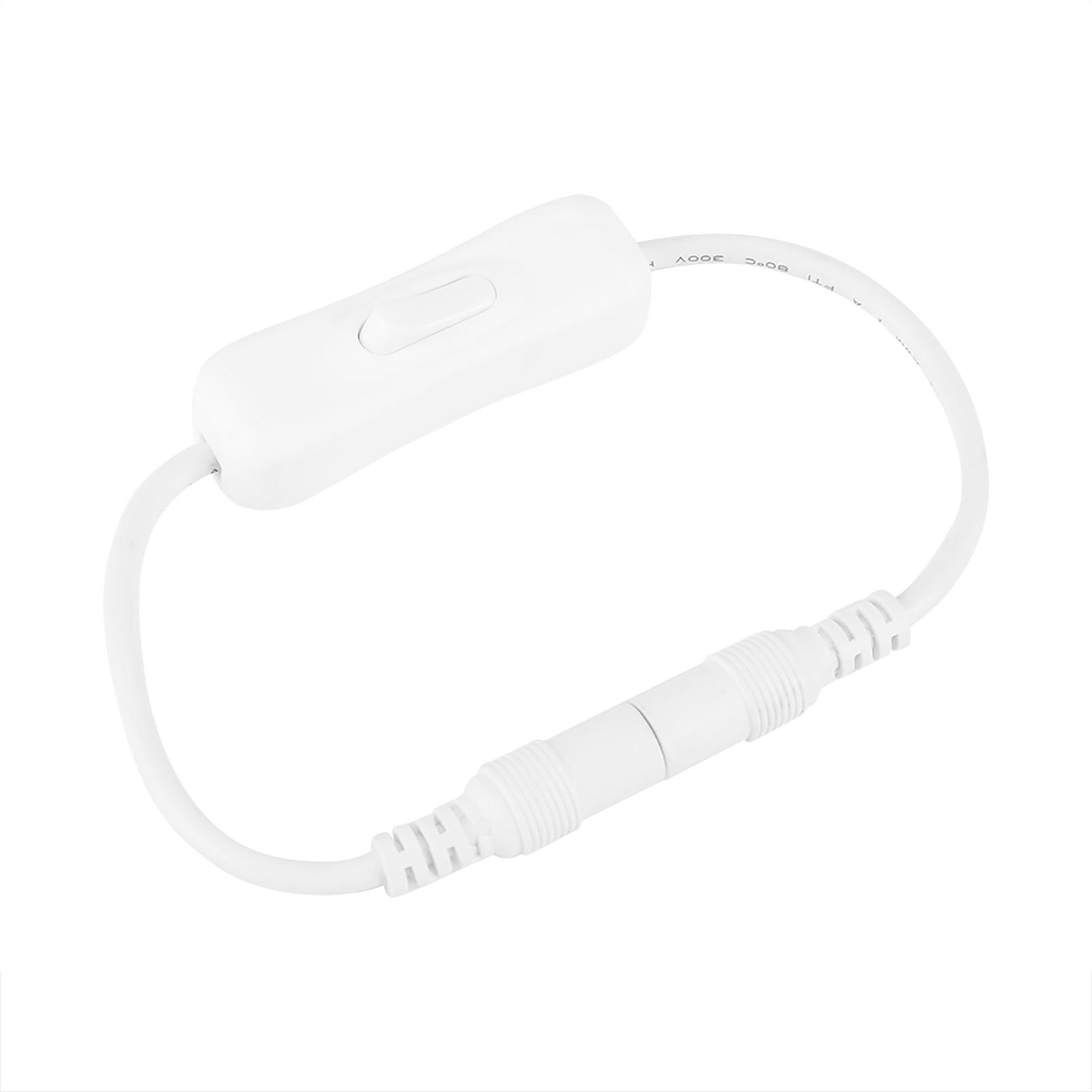 5Pcs 28.5cm DC Power Adapter Connector Inline with ON OFF Switch for LED Strip Lights White белый
5Pcs 28.5cm DC Power Adapter Connector Inline with ON OFF Switch for LED Strip Lights White белый