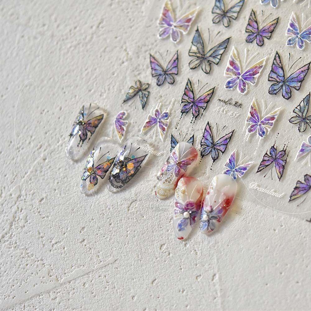 Rhinestone Stickers Diamond Butterfly Nail Stickers Laser Butterfly Nail Decorations Lady
Rhinestone Stickers Diamond Butterfly Nail Stickers Laser Butterfly Nail Decorations Lady