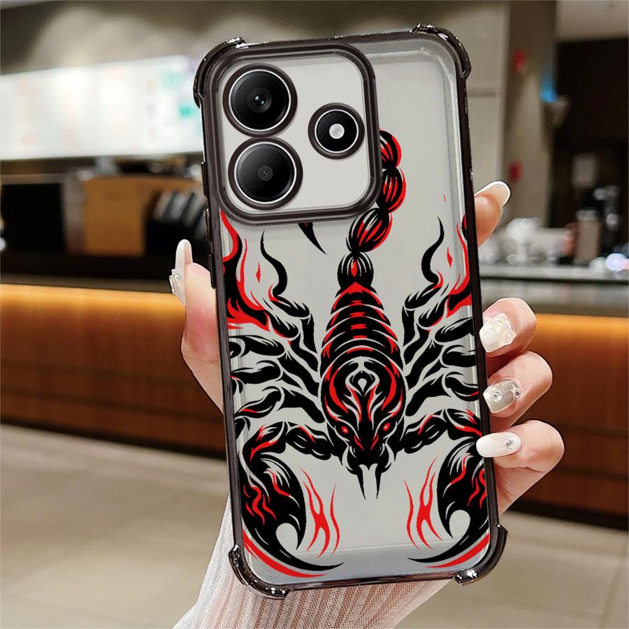 Scorpion Soft Cover Case for Redmi Note 14 Pro Plus 10s 11s 11 12 13 10 Pro 9S 10 Lite Redmi Note 10 Lite
Scorpion Soft Cover Case for Redmi Note 14 Pro Plus 10s 11s 11 12 13 10 Pro 9S 10 Lite Redmi Note 10 Lite