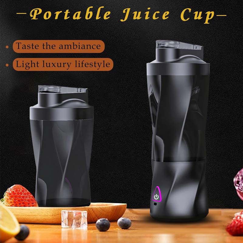 High Speed Portable Blender Cup Recharge Electric Fruit Juicer Bottle Mini Personal Blender for Shakes and Smoothie чорний
High Speed Portable Blender Cup Recharge Electric Fruit Juicer Bottle Mini Personal Blender for Shakes and Smoothie чорний
