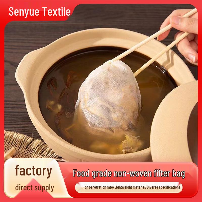 Large Capacity Non-Woven Disposable Bags for Tea, Stew, Herb, and Foot Bath Filtering 5*7 (100 pieces per pack); White
Large Capacity Non-Woven Disposable Bags for Tea, Stew, Herb, and Foot Bath Filtering 5*7 (100 pieces per pack); White
