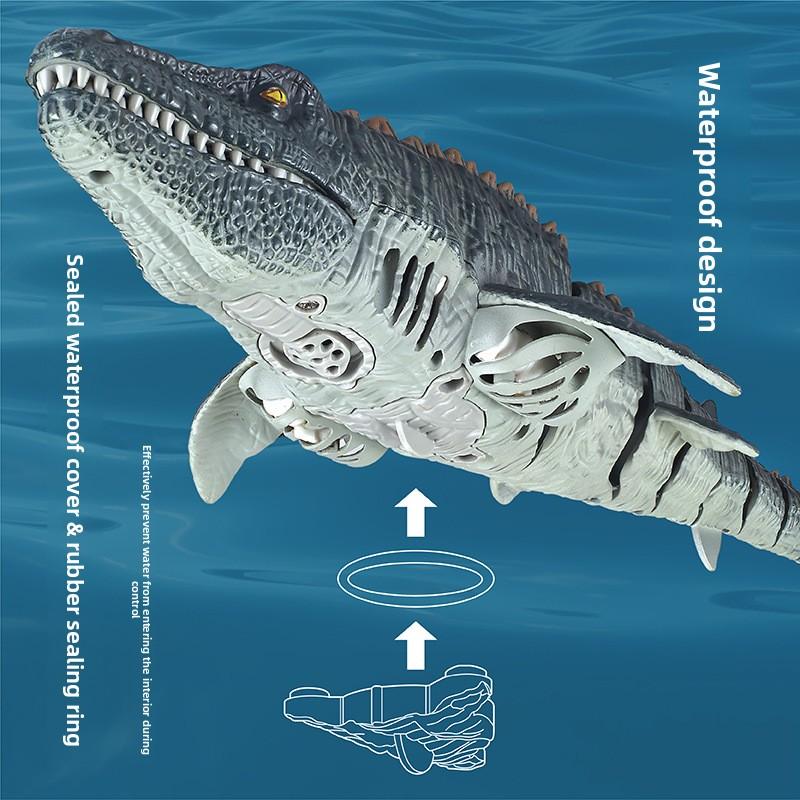 Children s Remote Control Electric Swimming Dinosaur Toy Model Single power сірий
Children s Remote Control Electric Swimming Dinosaur Toy Model Single power сірий