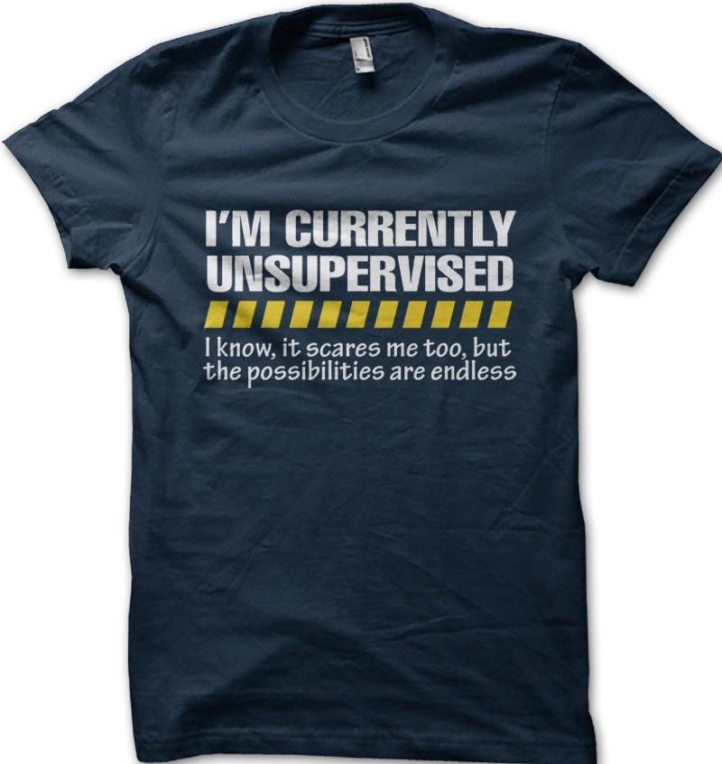 Unsupervised Mens Funny T Shirt - Gift for Him Dad Grandad Joke Slogan Z9225 4XL
Unsupervised Mens Funny T Shirt - Gift for Him Dad Grandad Joke Slogan Z9225 4XL