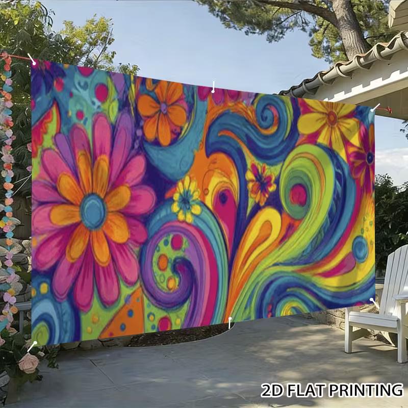 2D Psychedelic Swirl Tapestry Party Background Cloth Colorful Flower Print 47.2x31.5inch/120*80cm
2D Psychedelic Swirl Tapestry Party Background Cloth Colorful Flower Print 47.2x31.5inch/120*80cm