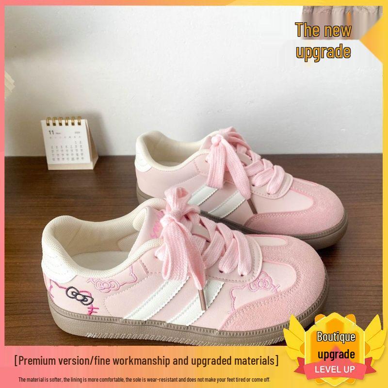 Женские белые кроссовки в стиле ретро для кампуса - Летняя мода 2025, дизайн с котенком 38 розовый
Женские белые кроссовки в стиле ретро для кампуса - Летняя мода 2025, дизайн с котенком 38 розовый