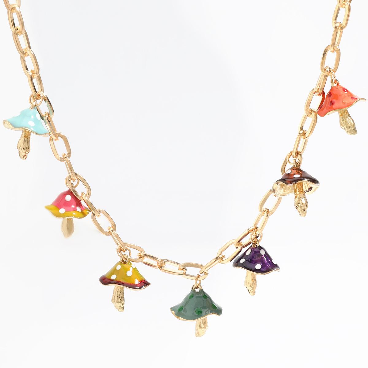 Trendy Multilayer Alloy Drip Mushroom Pendant Hip Hop European American Women s Necklace Fashionable Accessories Charm Zircon
Trendy Multilayer Alloy Drip Mushroom Pendant Hip Hop European American Women s Necklace Fashionable Accessories Charm Zircon