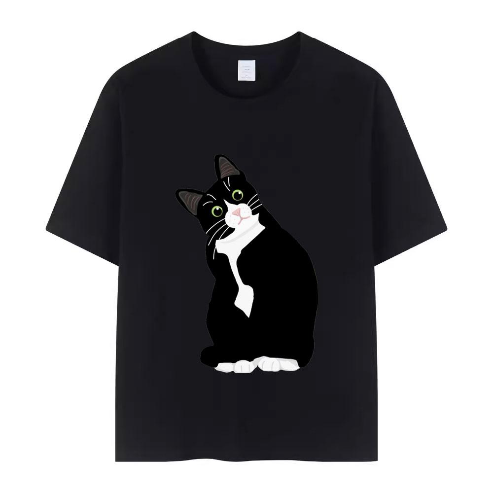 Cute Funny Tuxedo Cat Printing T Shirt Summer T-shirts Women Harajuku Fashion Style T-shirt Streetwear Women Clothing Graphic... S разноцветный
Cute Funny Tuxedo Cat Printing T Shirt Summer T-shirts Women Harajuku Fashion Style T-shirt Streetwear Women Clothing Graphic... S разноцветный