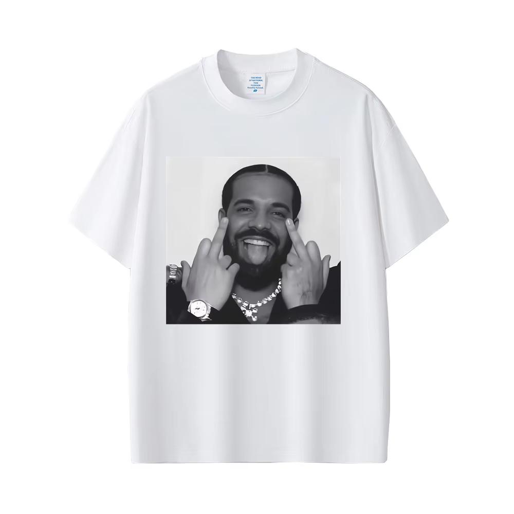 Rapper Drake Friendly Gesture Funny Meme Tshirt Unisex Women Casual Humor T Shirts Short Sleeve Unisexs Hip Hop Vintage Tops T Shirt 4XL
Rapper Drake Friendly Gesture Funny Meme Tshirt Unisex Women Casual Humor T Shirts Short Sleeve Unisexs Hip Hop Vintage Tops T Shirt 4XL