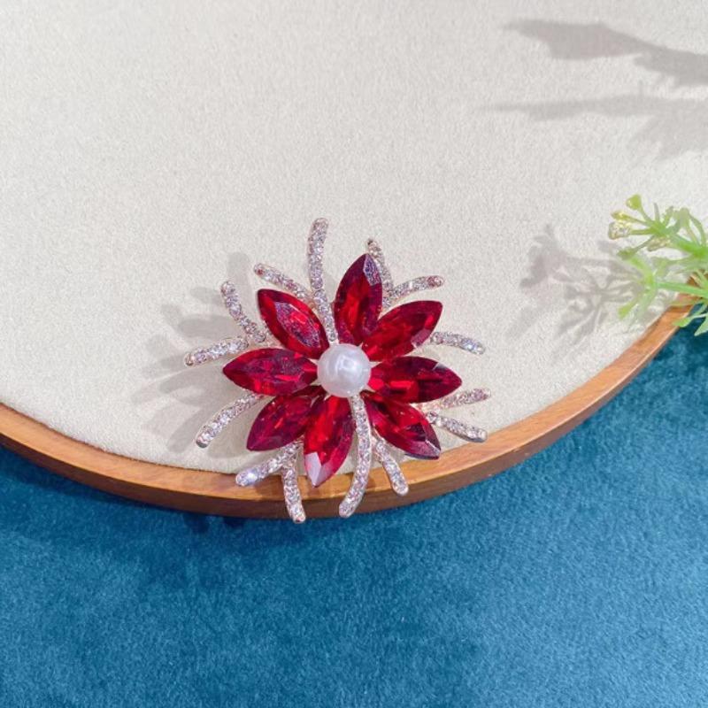 Fashionable Flower Pearl Zircon Brooch, Anti-exposure Brooch for Women, Metal Button To Fix Clothes, Wedding Party Gift
Fashionable Flower Pearl Zircon Brooch, Anti-exposure Brooch for Women, Metal Button To Fix Clothes, Wedding Party Gift