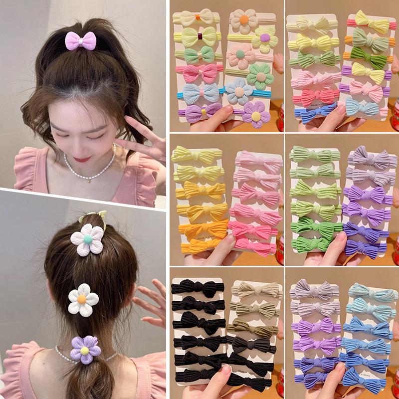 Candy Color Hair Ties: Bow Elastic Bands for Girls - Hair-Friendly Rubber Accessories for Little Girls
Candy Color Hair Ties: Bow Elastic Bands for Girls - Hair-Friendly Rubber Accessories for Little Girls