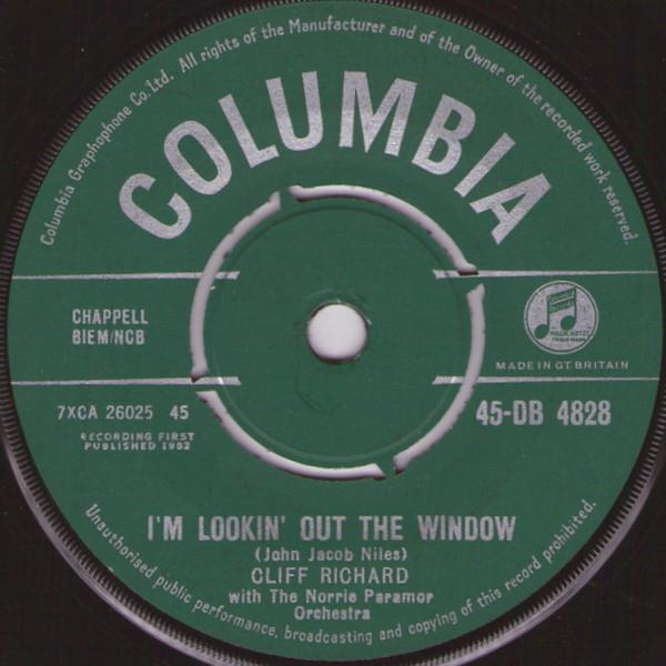 7inch Record CLIFF RICHARD - I m Lookin Out The Window / Do You 45DB4828 Columbia 1962 UK Rock Used
7inch Record CLIFF RICHARD - I m Lookin Out The Window / Do You 45DB4828 Columbia 1962 UK Rock Used