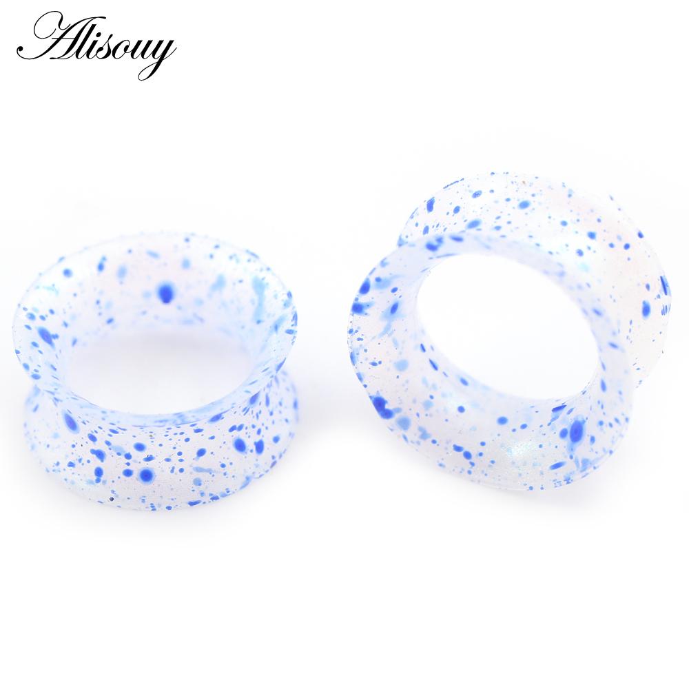 Alisouy 2pcs 3mm-50mm Spot Line Silicone Flexible Flared Flesh Earring Tunnel Expandar Stretcher Gauge Сережки для пірсингу Ювелірні вироби 6mm
Alisouy 2pcs 3mm-50mm Spot Line Silicone Flexible Flared Flesh Earring Tunnel Expandar Stretcher Gauge Сережки для пірсингу Ювелірні вироби 6mm
