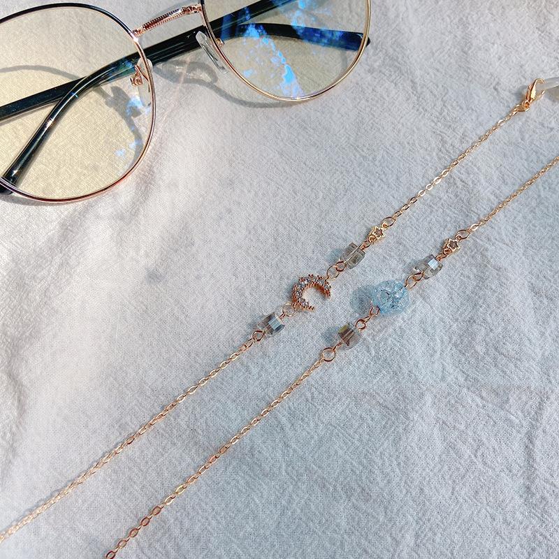 Stylish And Simple, Rhinestones, Stars, Moon, Gold, Chain, Glasses Rope, Anti-Lost, Metal, Glasses Chain.
Stylish And Simple, Rhinestones, Stars, Moon, Gold, Chain, Glasses Rope, Anti-Lost, Metal, Glasses Chain.