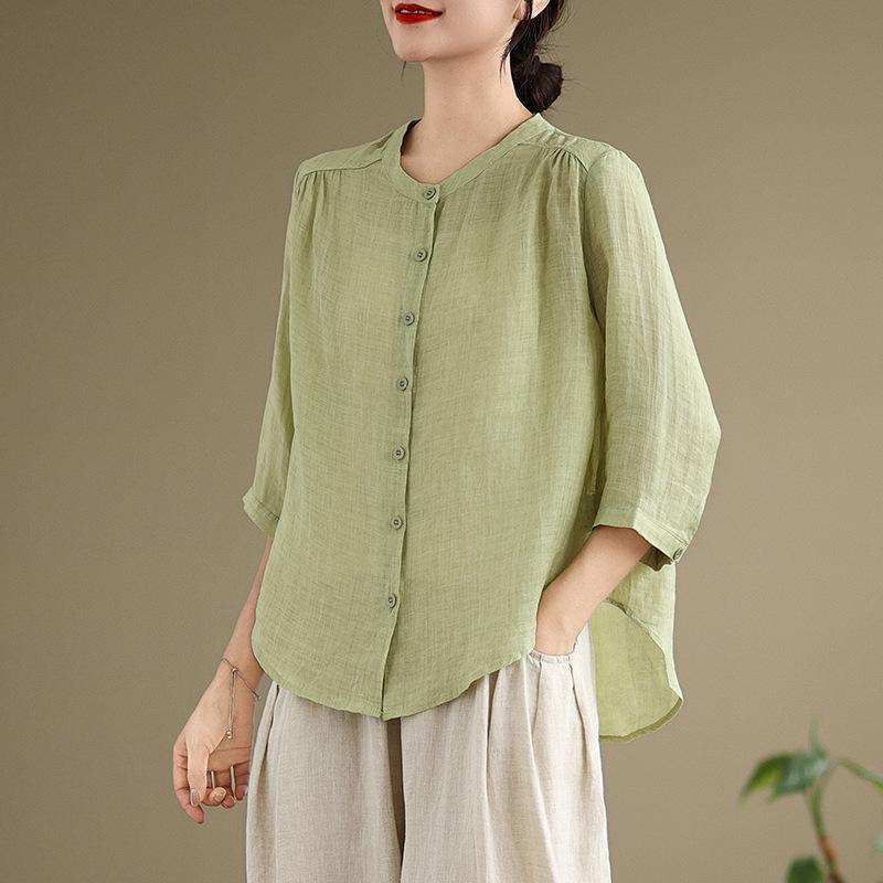 2025 Summer Cotton Linen Women s Casual Shirt & Harem Pants Set L
2025 Summer Cotton Linen Women s Casual Shirt & Harem Pants Set L