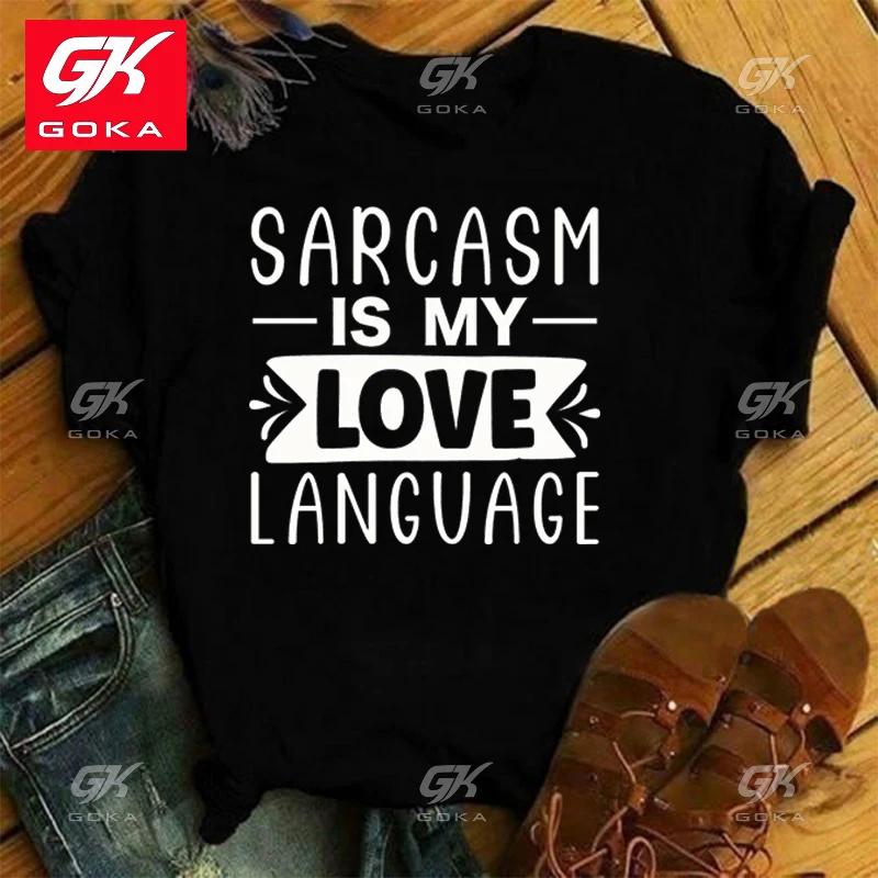 Funny Sarcasm Is My Love Language Print Cotton T Shirt Women Unisex Casual Short Sleeve Shirt Fashion Cool Hip Hop Tops T Shirts 3XL
Funny Sarcasm Is My Love Language Print Cotton T Shirt Women Unisex Casual Short Sleeve Shirt Fashion Cool Hip Hop Tops T Shirts 3XL