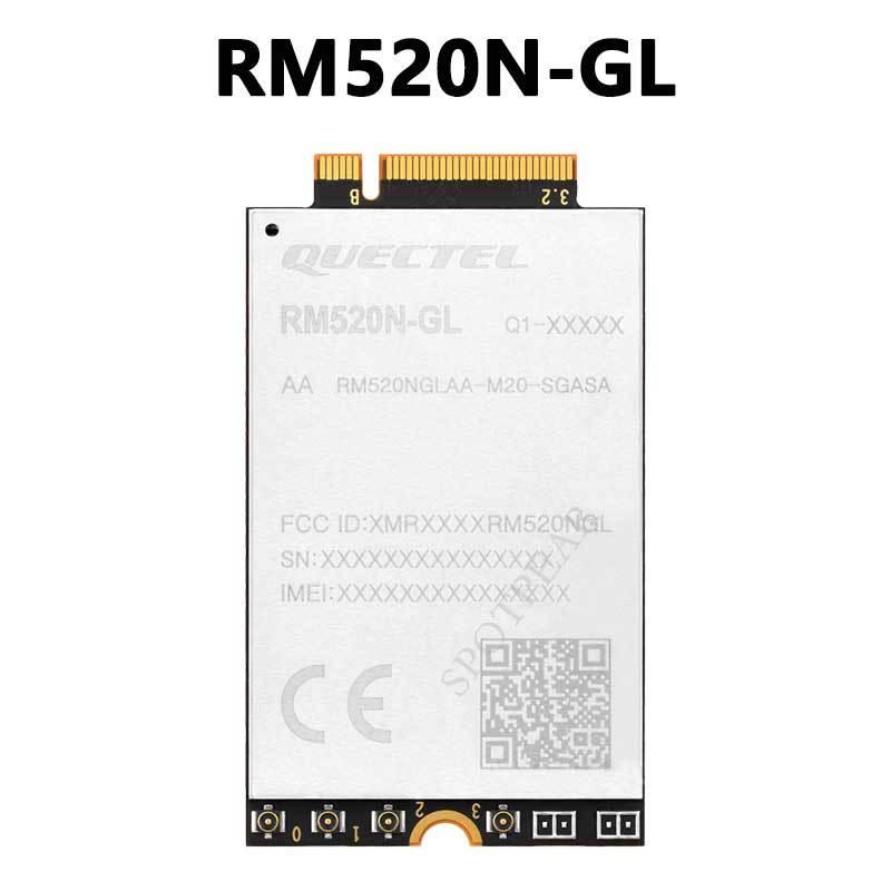 RM520N GL: Сумісний із модулями 5G/4G/3G M.2, ідеально підходить для модулів Quectel RM50x 5G.
RM520N GL: Сумісний із модулями 5G/4G/3G M.2, ідеально підходить для модулів Quectel RM50x 5G.