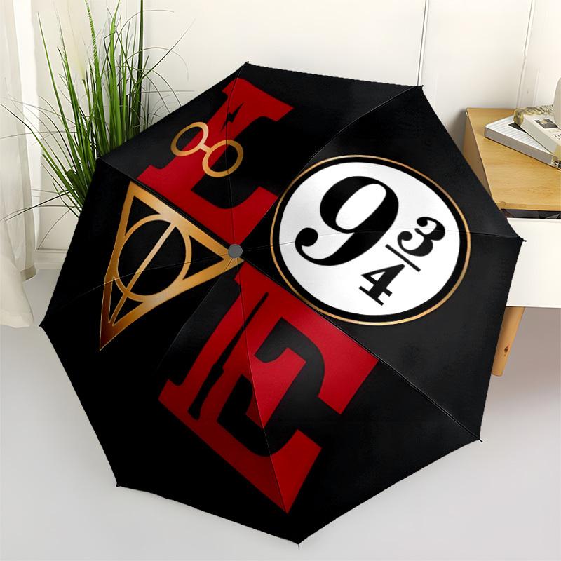 1pc Harry Potter Automatic Folding Umbrella - Sturdy 8-Rib Polyester Canopy,Sun-Defying Travel Companion yy251023109
1pc Harry Potter Automatic Folding Umbrella - Sturdy 8-Rib Polyester Canopy,Sun-Defying Travel Companion yy251023109