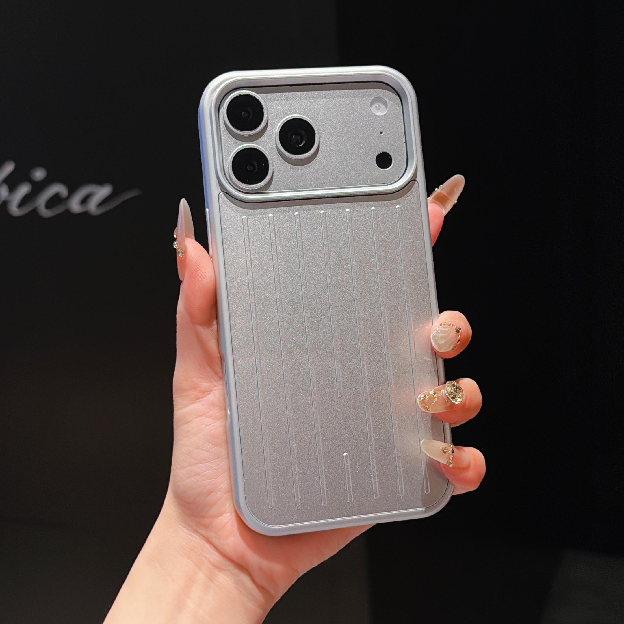Розкішний чохол-багаж для iPhone 17 Pro Max 16 15 14 13 з алюмінієвого сплаву, протиударний, захисний iPhone 17 срібний
Розкішний чохол-багаж для iPhone 17 Pro Max 16 15 14 13 з алюмінієвого сплаву, протиударний, захисний iPhone 17 срібний